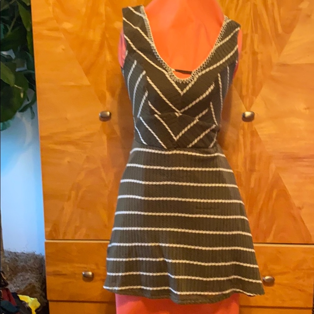 Olive tank dress
